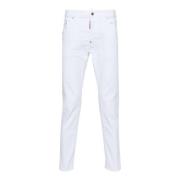 Slim Hvide Denim Jeans