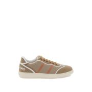 Vintage-inspirerede Low-top Sneakers i Teknisk Strik