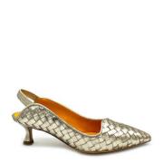 Vævet Lamineret Slingback