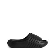 Sorte flade sko Slides & Thong