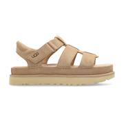 Gyldenrem platform sandaler