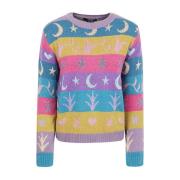 Alpaca-Lurex Jacquard Sweater