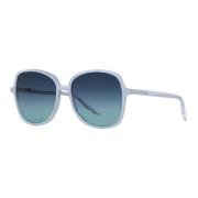 Transparent Blue Shaded Sunglasses