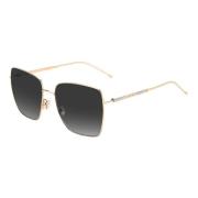 Rose Gold/Blue Grey Shaded Sunglasses