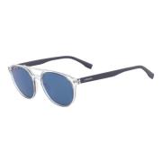 Blå Transparente Solbriller