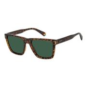 Dark Havana/Green Sunglasses