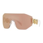 Guld/brun rosaguld solbriller