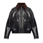 ‘Lude’ shearling jakke af vegansk læder