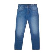 Moderne Blå Denim Jeans
