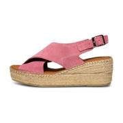 Orchid wedge suede