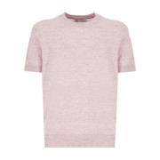 Pink Bomuldssweater til Mænd