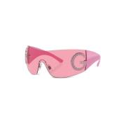 Pink Solbriller med Originale Tilbehør