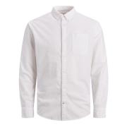 Casual Oxford Skjorte med Button-Down Krave