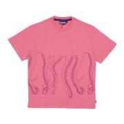 Pink Outline Tee Streetwear Skjorte