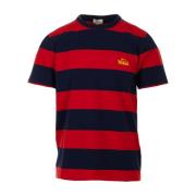 Rød Stribet T-shirt og Polo