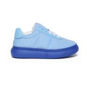 Lave puffy strikkede sneakers