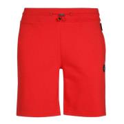 Rød Bomuld Shorts