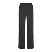 Laurie Amelia Straight Ml Trousers Straight 100765 99000 Black