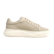 Beige Damesneakers Stilfulde Behagelige