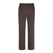 Laurie Helen Straight Ml Trousers Straight 100868 88000 Brown
