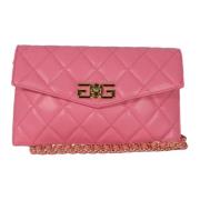 Quiltet Pink Pochette med Double G Lukning