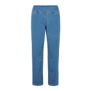 Laurie Thea Straight Sl Trousers Straight 101002 49350 Light Blue Deni...