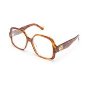 Brun/Havana Optisk Stel Stilfuld Must-Have