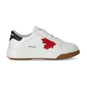 Hvid Maple Leaf Læder Sneaker