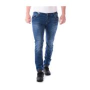 Slim-fit Denim Jeans til Mænd