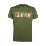 Stilfuld Grøn T-shirt til Mænd