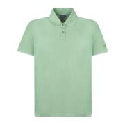 Grøn Bomuld Polo Skjorte Model