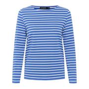 Soaked In Luxury Slneo Tee Ls Toppe & T-Shirts 30405976 Beaucoup Blue ...