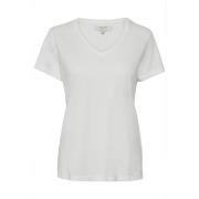 Cream Naia Tshirt Toppe T-Shirts 10604508 Chalk