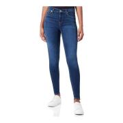 Skinny Stretch Nora Jeans - Blå Denim