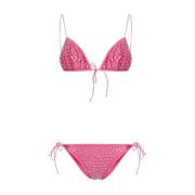 Pink Rhinestone Gem Bikini