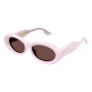 Ovale Pink Solbriller