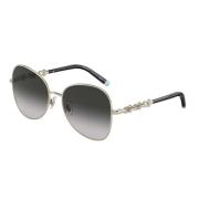 Gold Grey Shaded Sunglasses TF 3087