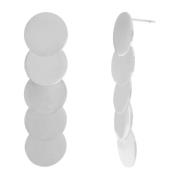 Courage Waterproof 5 Dot Statement Earring Silver Plating