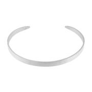 Theia Simple Cuff Bracelet Silver Plating