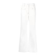 Hvid Wide Flare Jeans