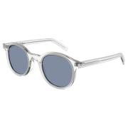 Krystal/Blå Stel Solbriller