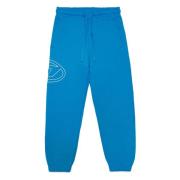 Fleece jogger bukser med Oval D logo