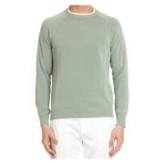 Grøn Bomuld Raglan Sweater