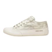 Fade-effect leather sneakers ROCK S