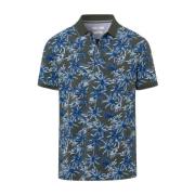 Blomstret Polo T-shirt