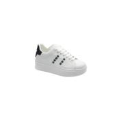 Hvide og sorte PU Sneakers GACAW00023