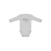 Sporty Baby Bodysuit Grey Melange