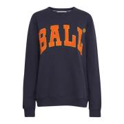 Midnight Sweatshirt med Broderet Logo