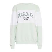 Mint Sweatshirt med Broderet Logo