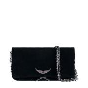Sort Ruskind Rock Party Clutch